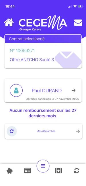 CEGEMA Espace Salarié screenshot 1