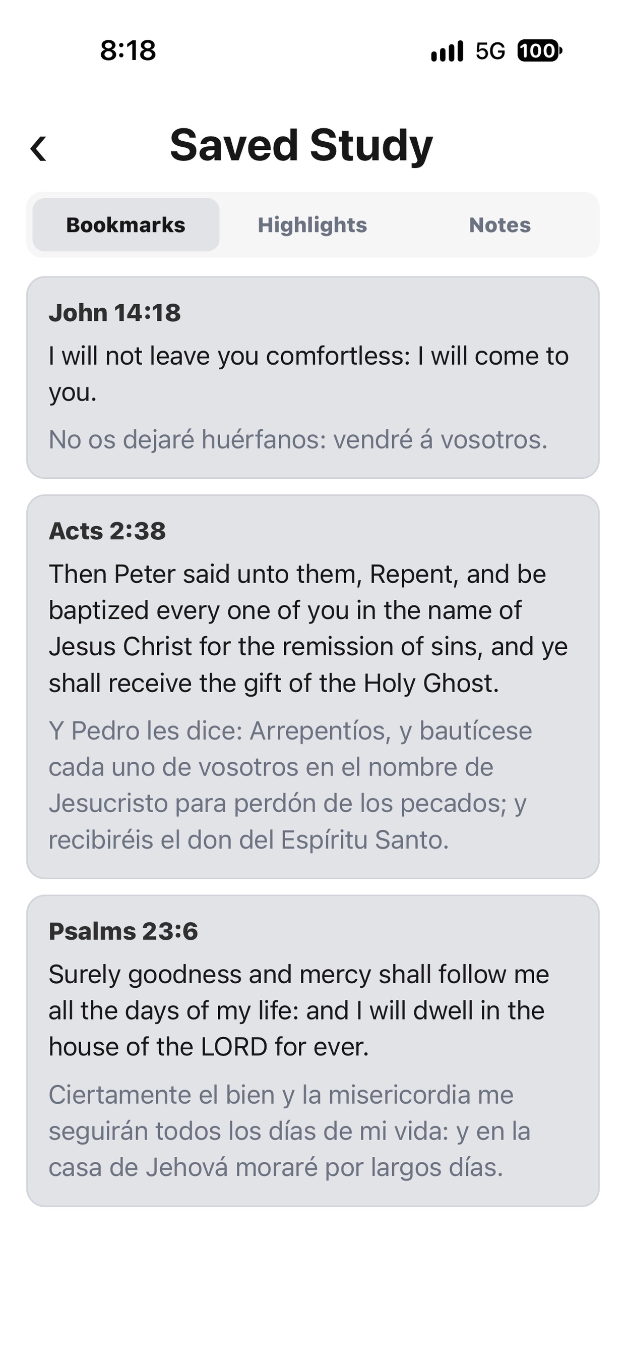 Screenshot 5 of Crown Lamb Interlinear Bibles