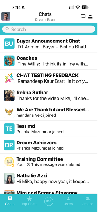 myDTO Chat Screenshot 1 of 6
