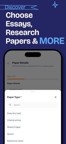 EssayCreed: Essay Writer app screenshot