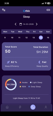 Orbix Smart Ring screenshot