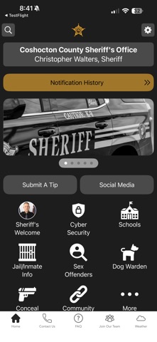 Coshocton County Sheriff Screenshot 1 of 3
