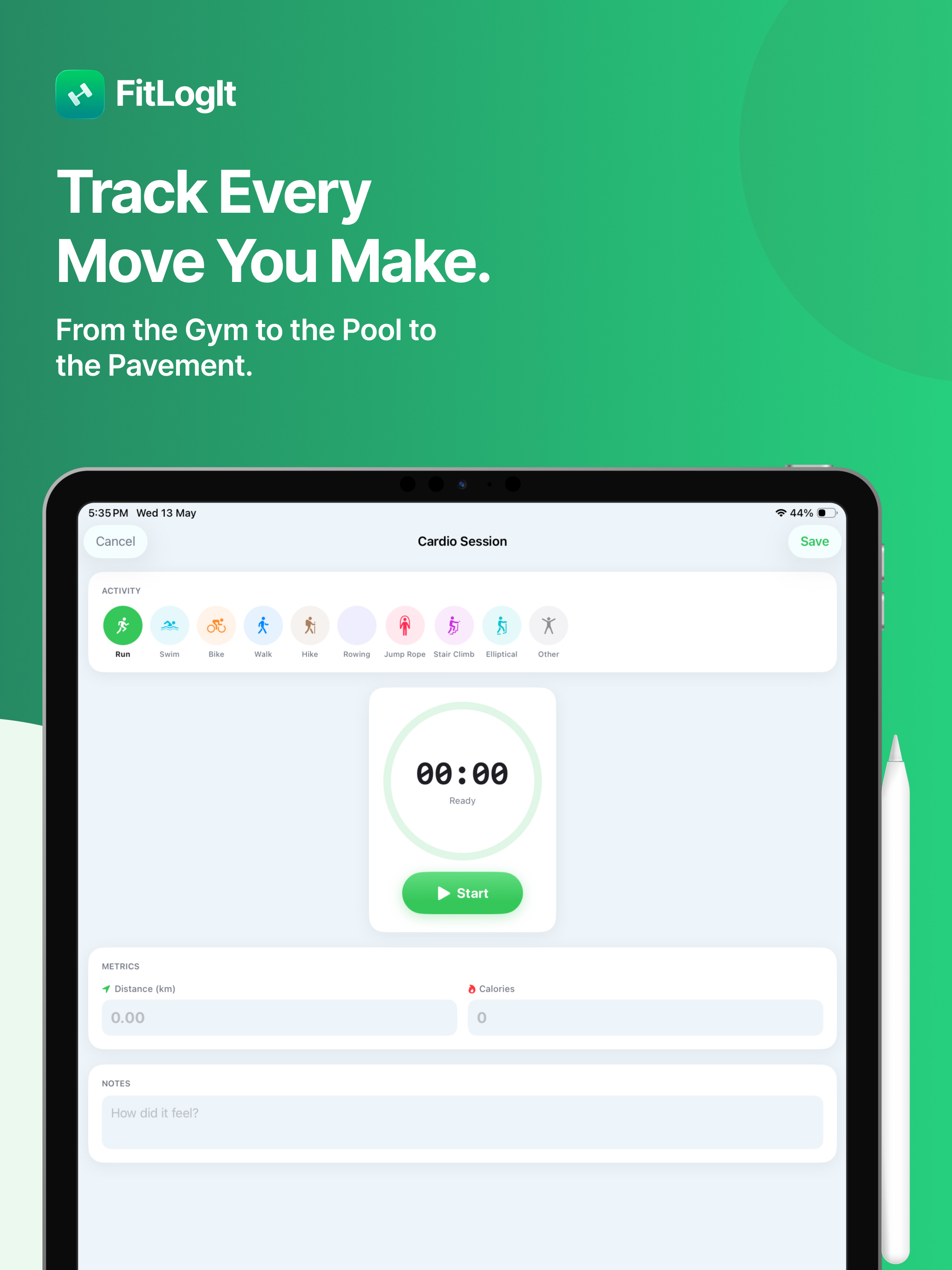 FitLog - Workout Tracker