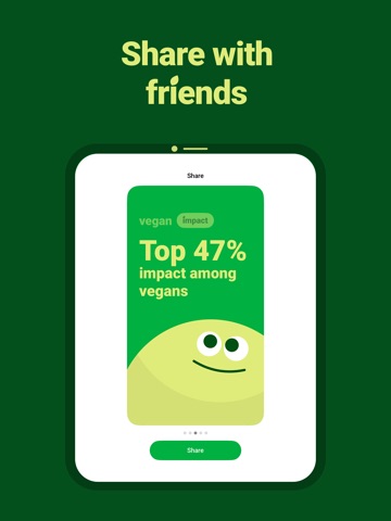 Vegan Impact – Animals Saved iPad screenshot
