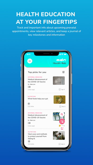 MDR - Personal Healthcare Sol. Screenshot