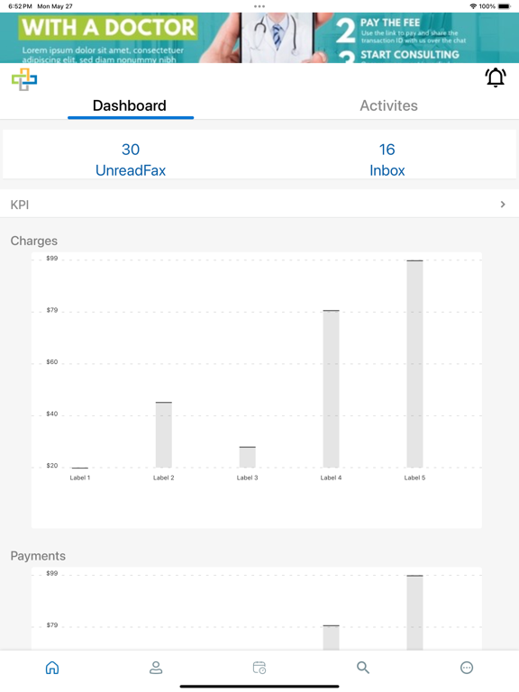 PracticeEHR Go iPad screenshot 2 - Medical app