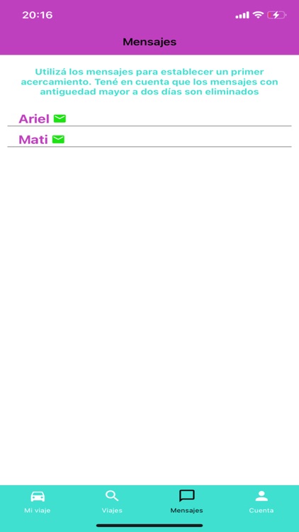 tavi viaje compartido screenshot-3