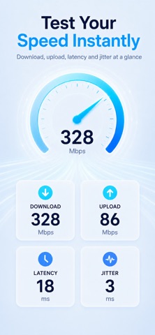 NetCheck : Internet Speed Test Screenshot 1 of 5