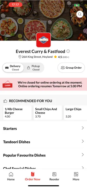 Everest Curry and Fastfood screenshot 2