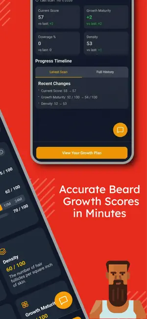 Beard Grow: Scan, Track & Grow screenshot 2