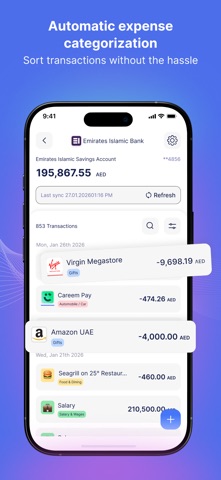 Crunch : Money Manager iPhone screenshot