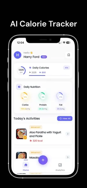 CalTrack App screenshot 1