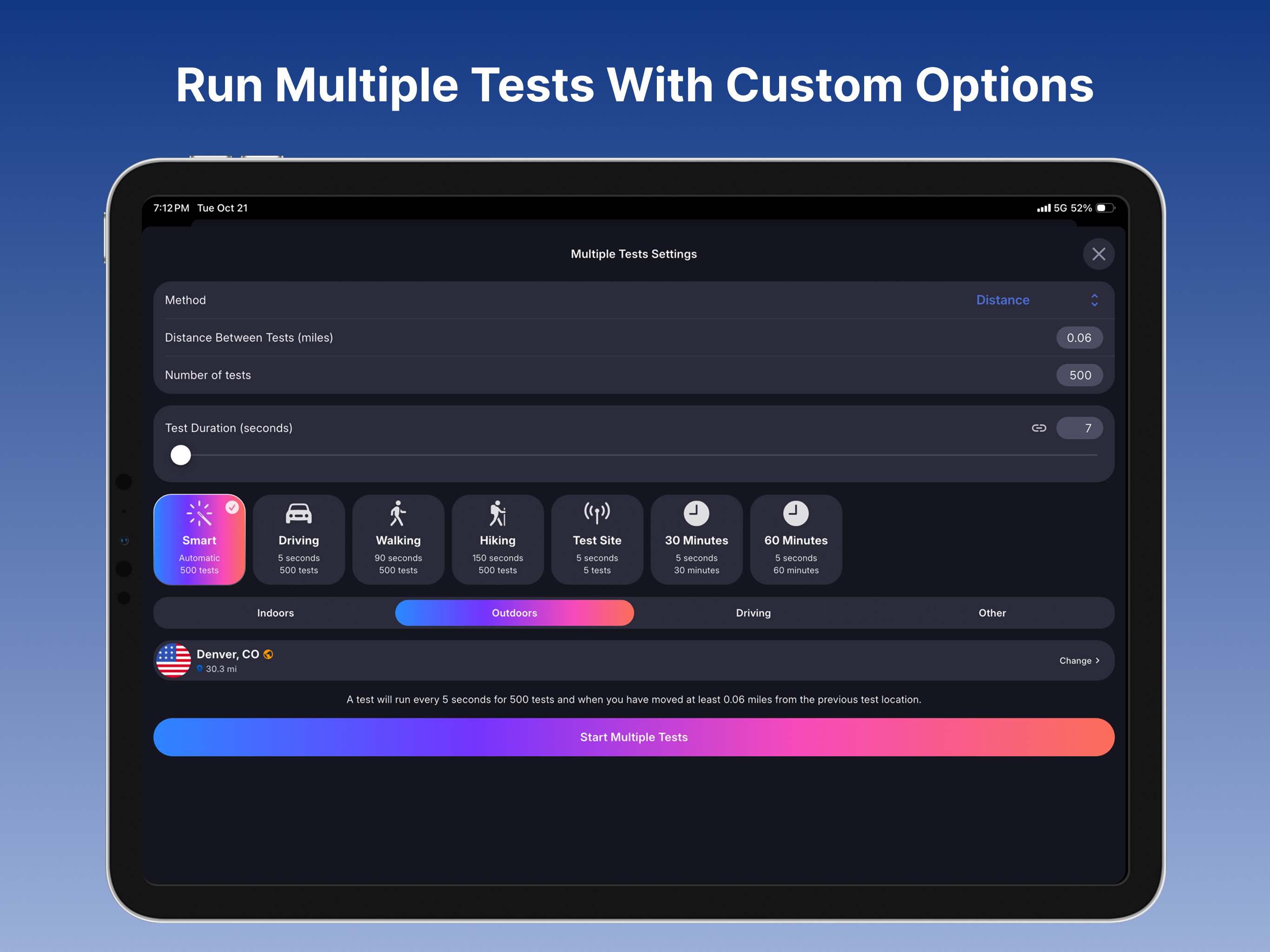 Speed Test by CoverageMap.com