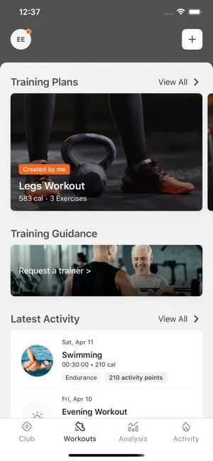 Langefit screenshot 3