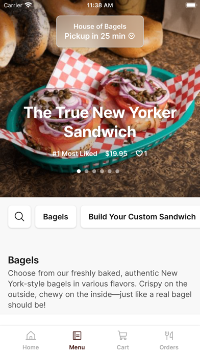 House of Bagels To Go iPhone screenshot 2 - Food & Drink app