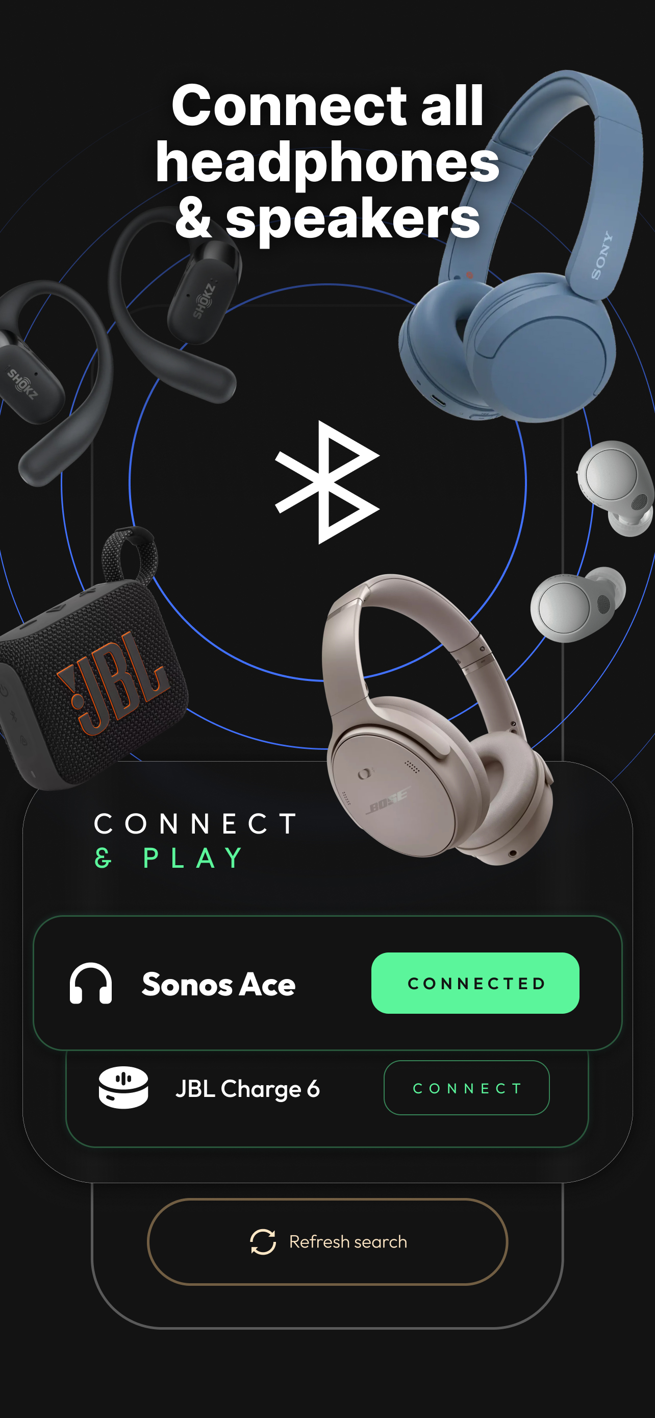 Bluetooth Headphones & Speaker
