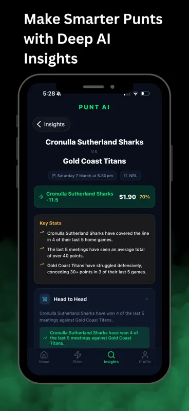 PuntAI: Aussie Sport Analytics screenshot 4 of 5
