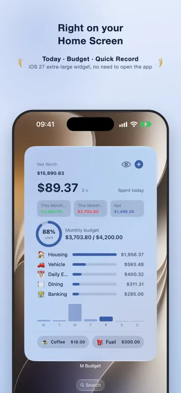 M Budget: Gastos screenshot 3 of 10