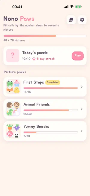 Nono Paws: Cute Nonogram screenshot 2