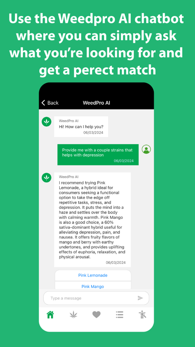WeedPro: Cannabis Strain Guide Screenshot