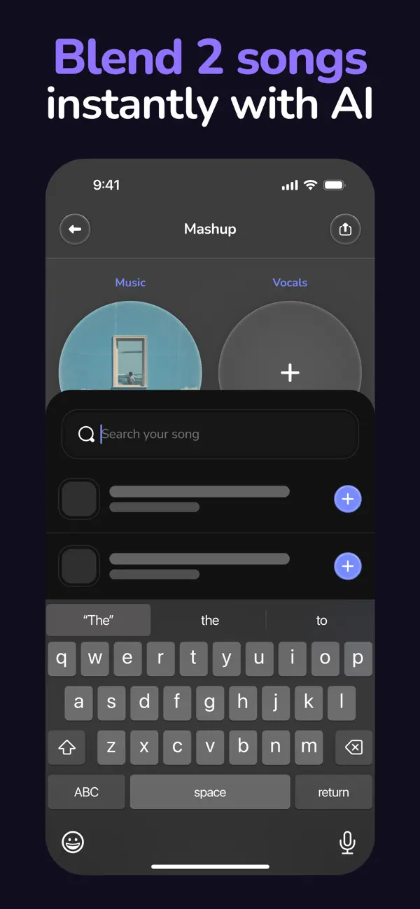 Screenshot #2 pour AI DJ - Mashup Maker Vocal