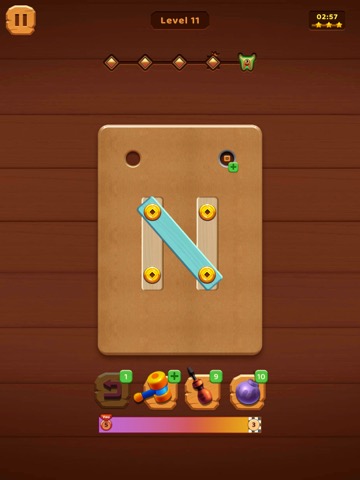 Nuts Bolts Wood Puzzle Gamesのおすすめ画像2