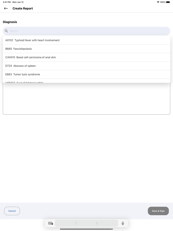 Medweb MedConsult iPad screenshot 7 - Medical app