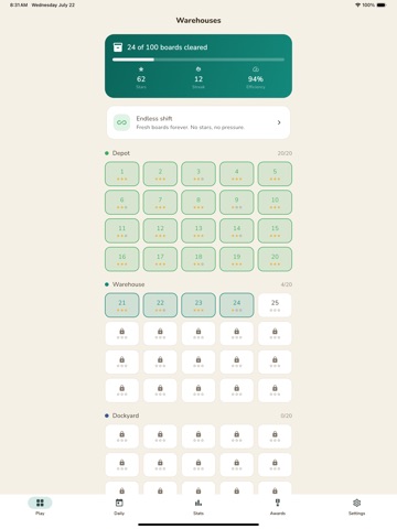Cratebound: Sokoban Box Push iPad screenshot