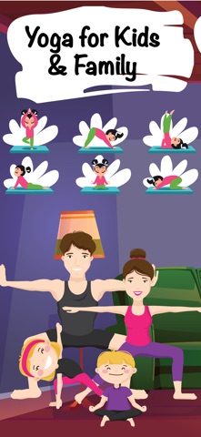 Yoga for Kids & Family Workout app screenshot