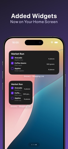 Grozery - Shopping List screenshot