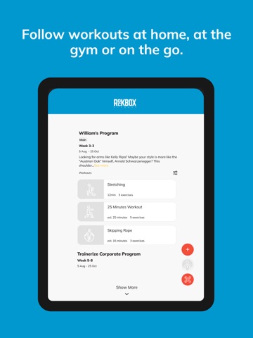 ROC by RockBox Fitness iPad screenshot