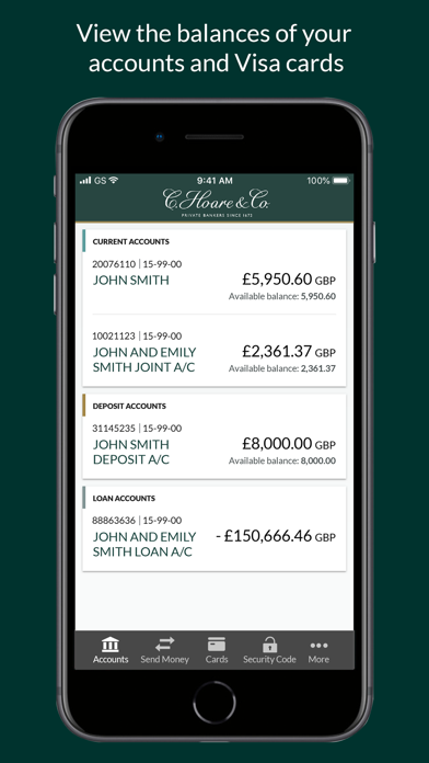 Screenshot #1 pour C. Hoare & Co.