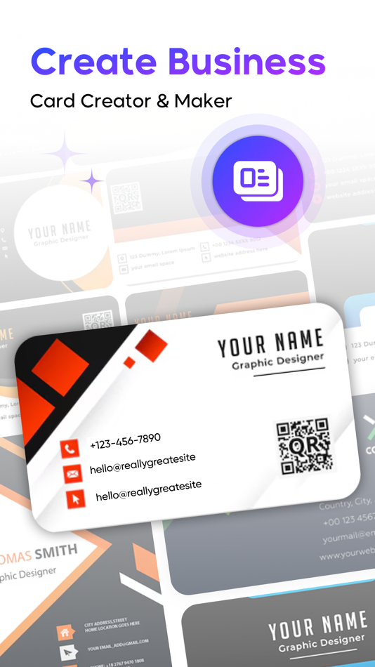 #1. Business Card Generator, Maker (iOS) 由: Growup Infosoft