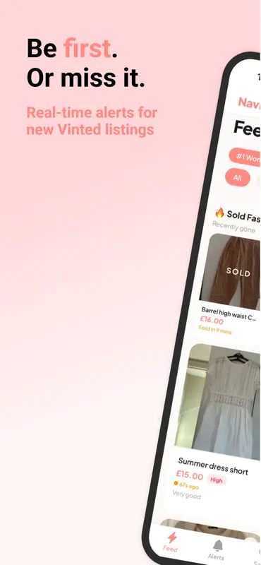 Navi: Vinted Alerts screenshot 1 of 6
