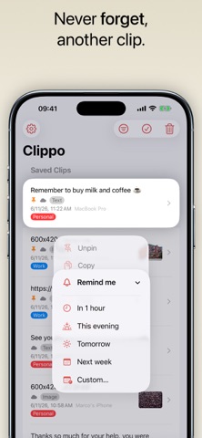 Clippo - Clipboard Manager screenshot