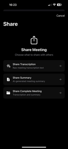 Meetingbox: AI note taker screenshot