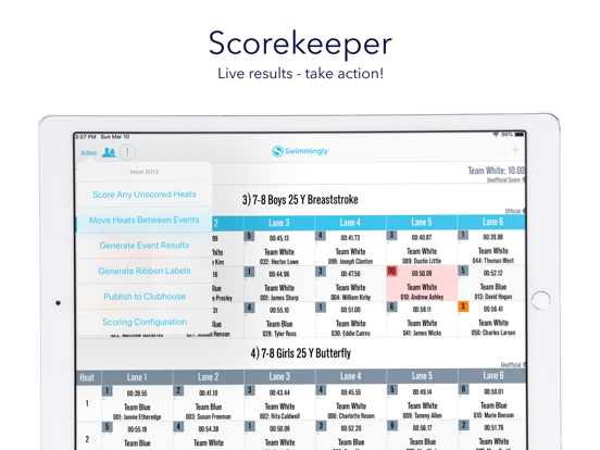 Swimmingly iPad screenshot 4 - Sports app