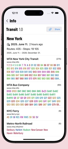 Transit: offline schedules Screenshot 8 of 8