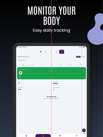 Last Calorie iPad screenshot