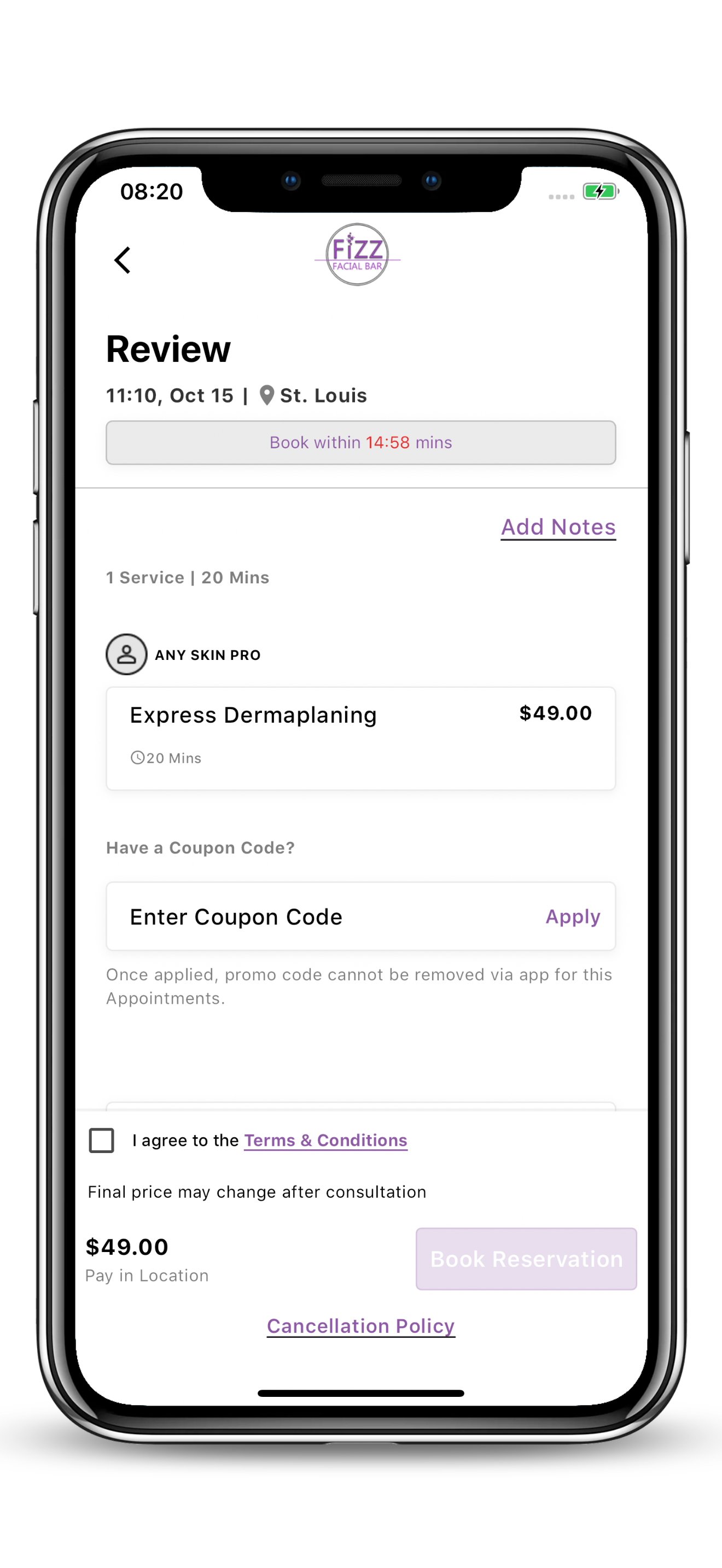 Fizz Facial Bar screenshot 5