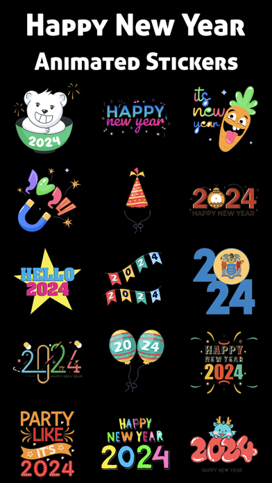 Screenshot #2 pour New Year HD Stickers
