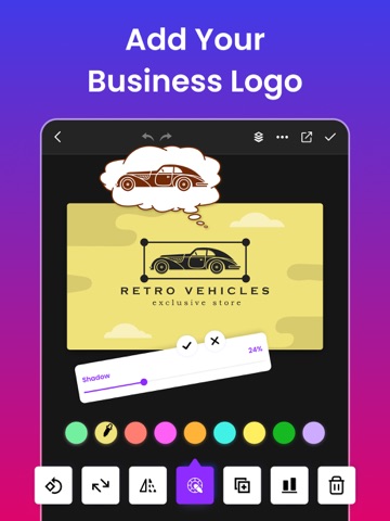 Business Card Maker: Generator iPad screenshot
