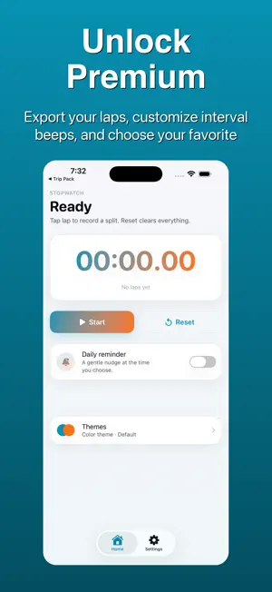 Stopwatch - Lap Timer screenshot 3