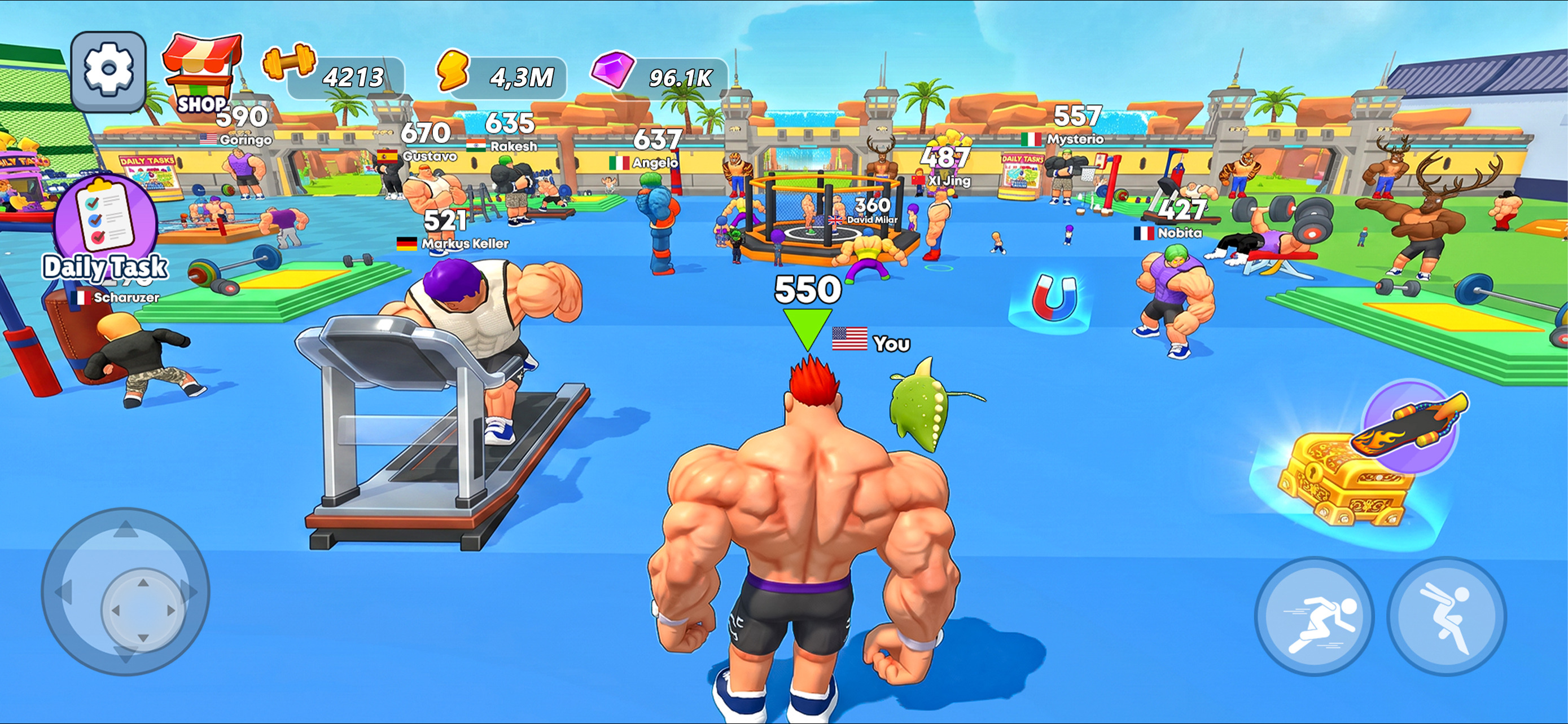 Gym King Pro Idle Clicker Game