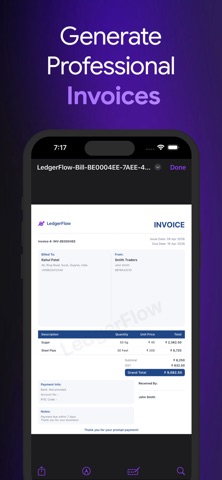 LedgerFlow – Khata & Invoice Screenshot 5 of 8