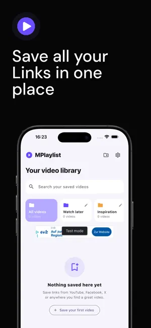 MPlaylist: Link Playlist screenshot 1