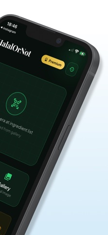 HalalOrNot: Halal Food Scanner iPhone screenshot 2