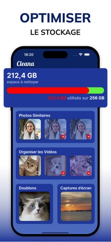 Cleana: Nettoyeur de Stockage screenshot 1
