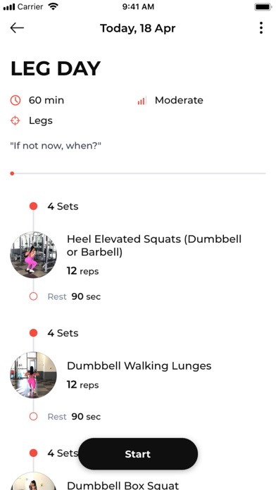 KAT International Fitness Screenshot