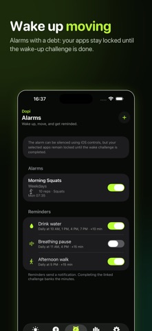 Dopi: Earn Your Screen Time iPhone screenshot